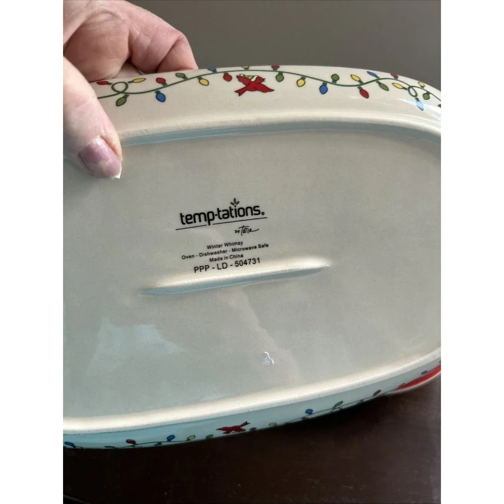 Temptations Bakeware Whimsy Christmas Serving Cookie‎ Trays Lot 3